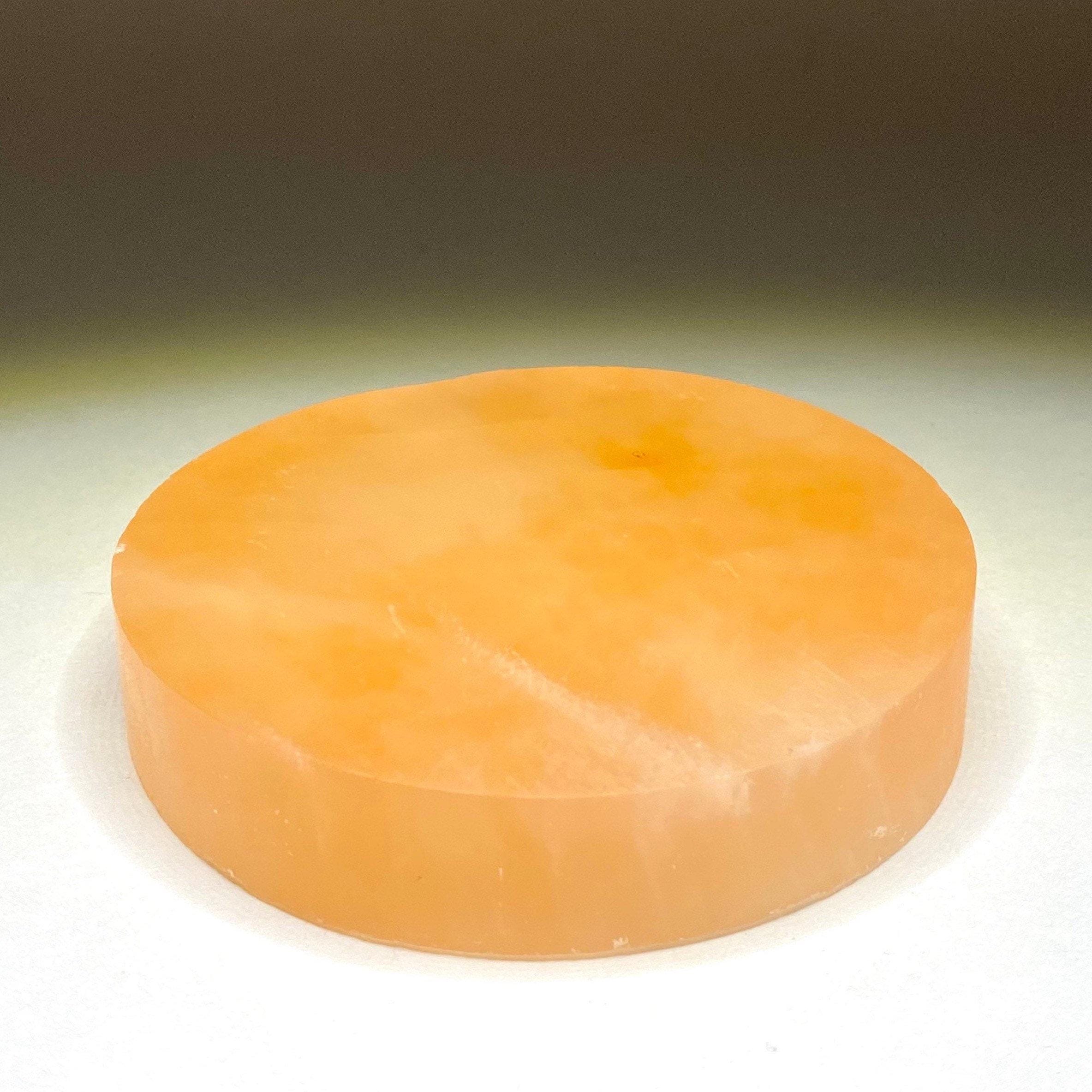 Orange Selenite Charging Plate: Crystal Healing Station