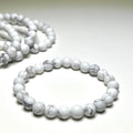 Howlite Crystal Bracelet: Calming Gemstone Beads