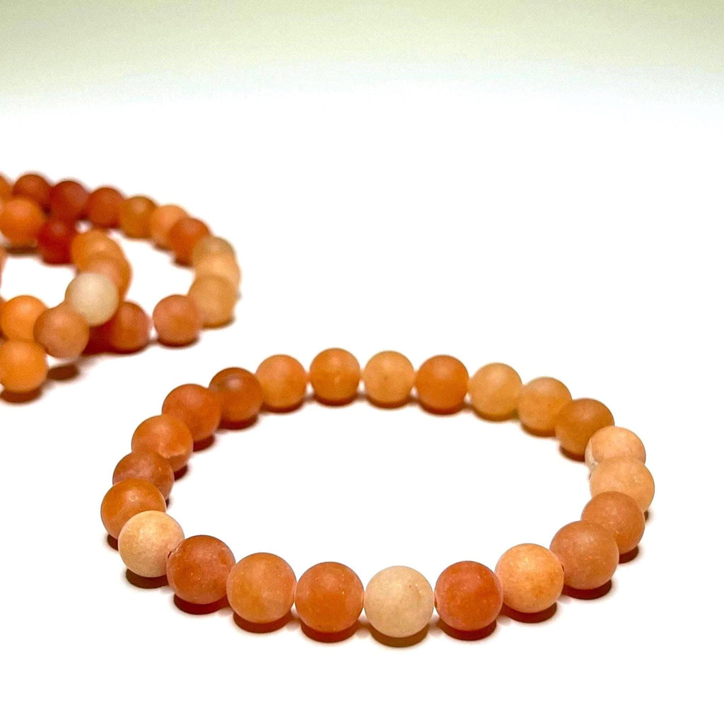 Honey Onyx Crystal Bracelet: 8mm Handmade Gemstone Beaded Bracelet