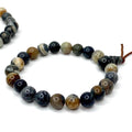 Picasso Jasper Crystal Bracelet: 6mm Gemstone Beaded Jewelry