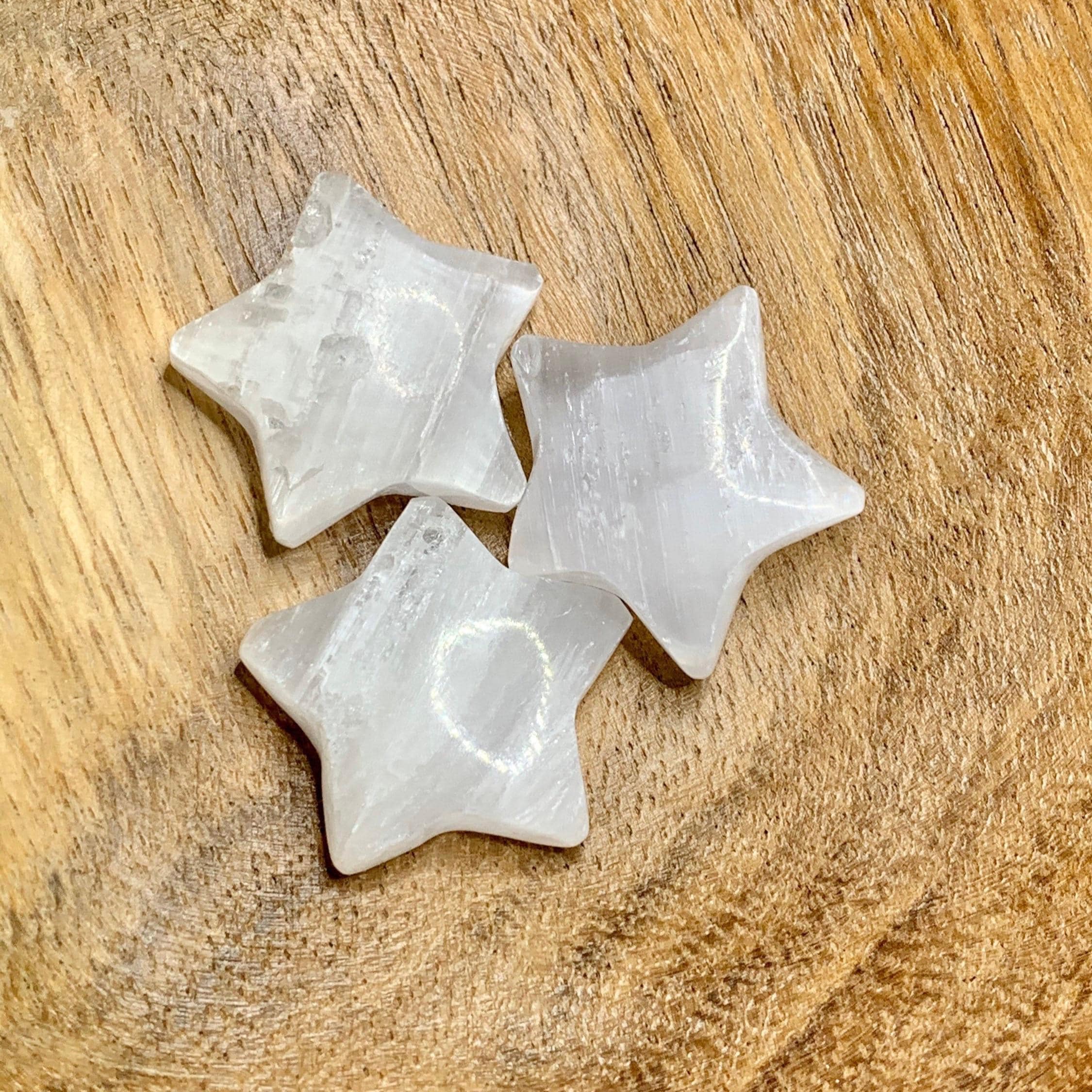 Selenite Crystal Pocket Stone