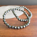 Hematite Crystal Bracelet - Gemstone Beaded Stretch Bracelet