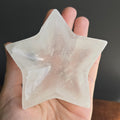 Selenite Crystal Charging Station - Star Shape Gemstone Offering Bowl