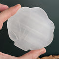 Moroccan Selenite Crystal Charging Bowl - Hand Carved White Selenite Tray