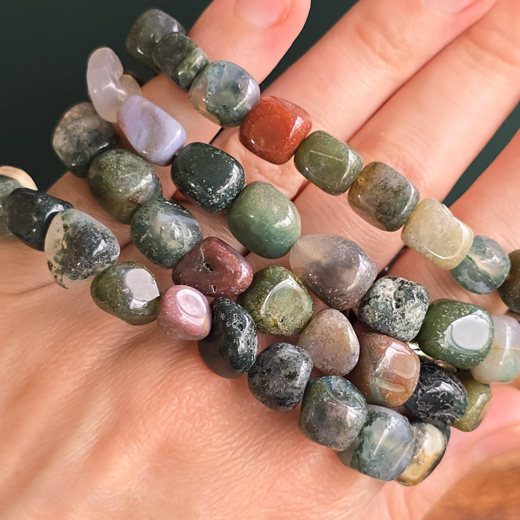 Fancy Jasper Tumbled Bead Bracelet