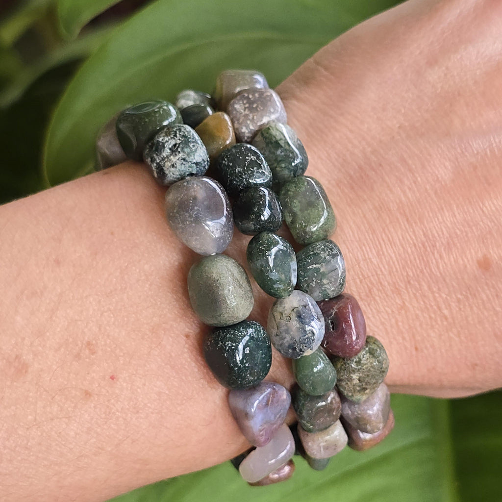 Fancy Jasper Tumbled Bead Bracelet