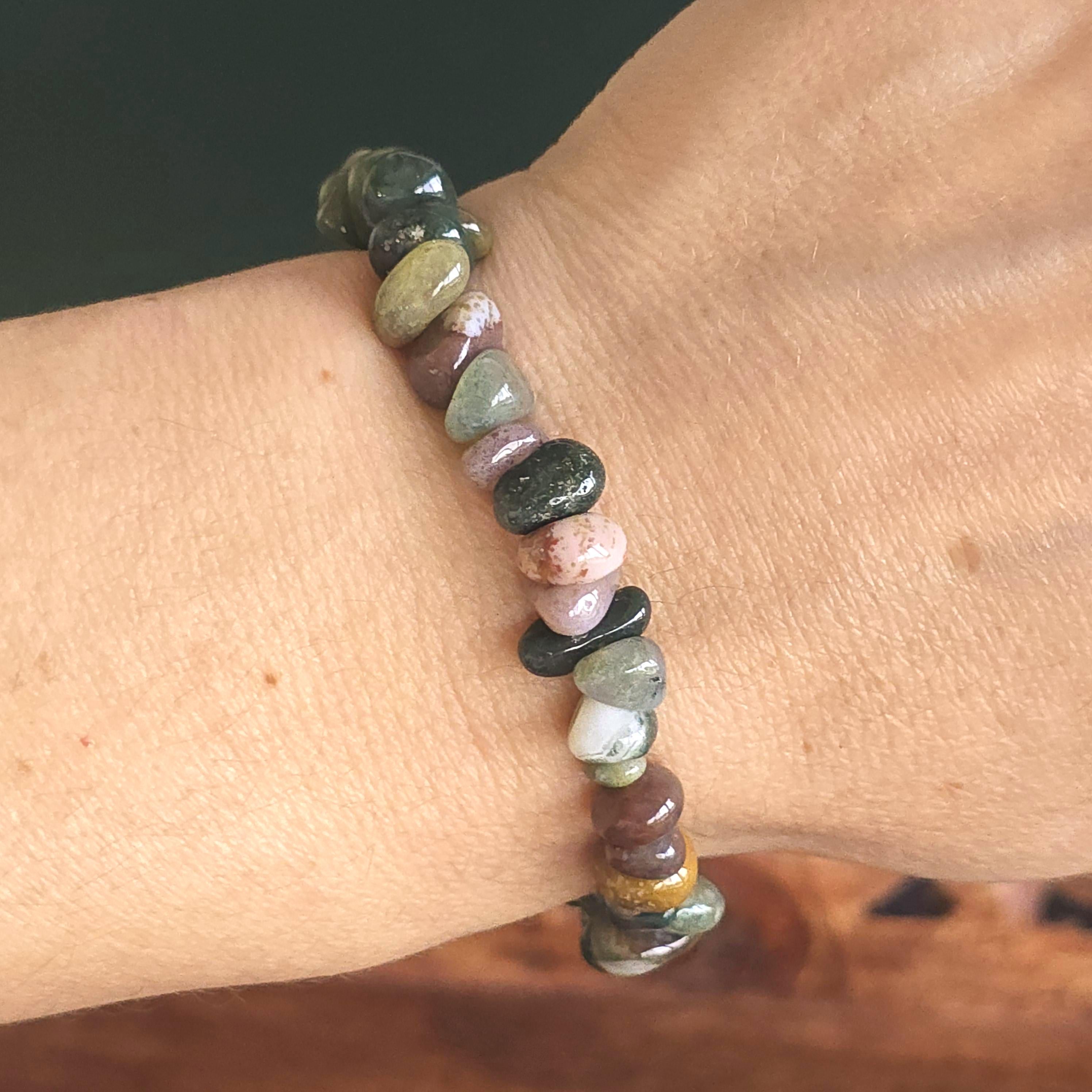 Fancy Jasper Beaded Bracelet - #2