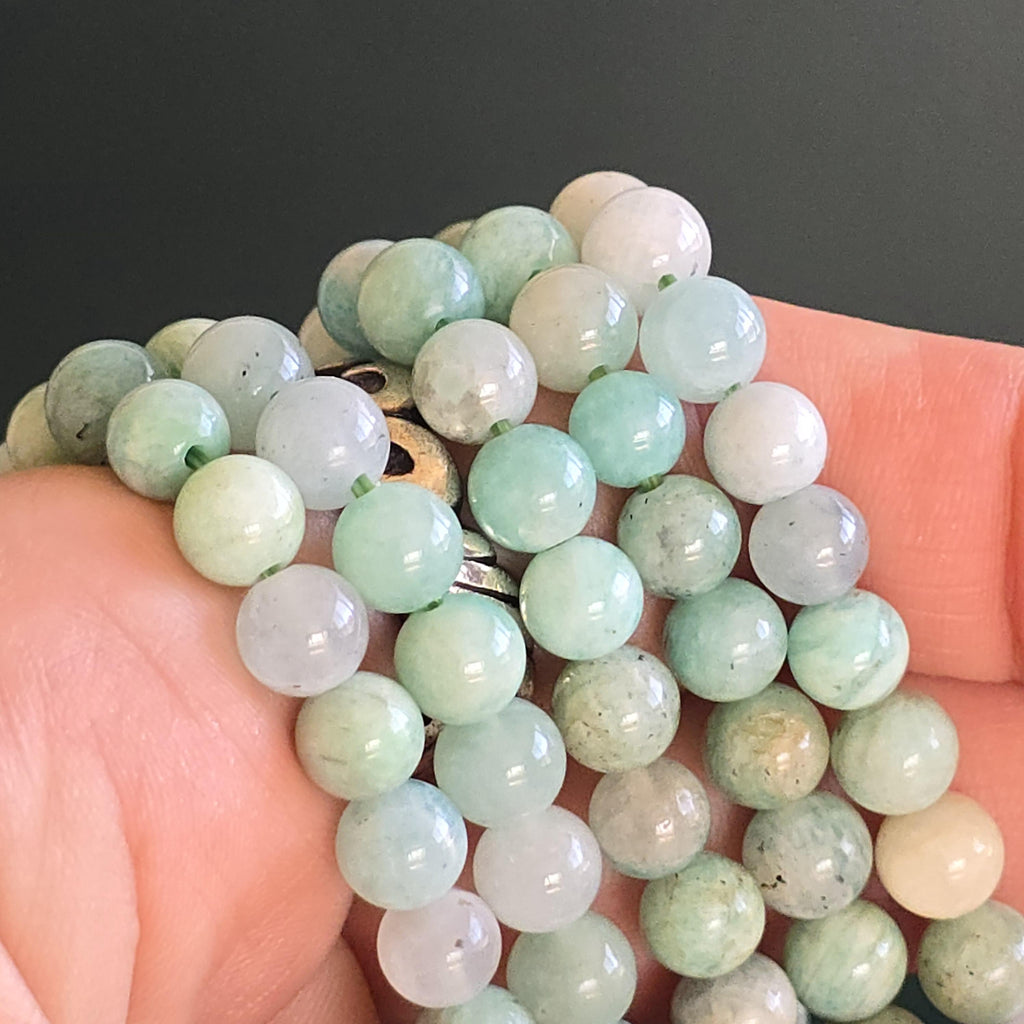 Amazonite Crystal Beaded Bracelet - #2