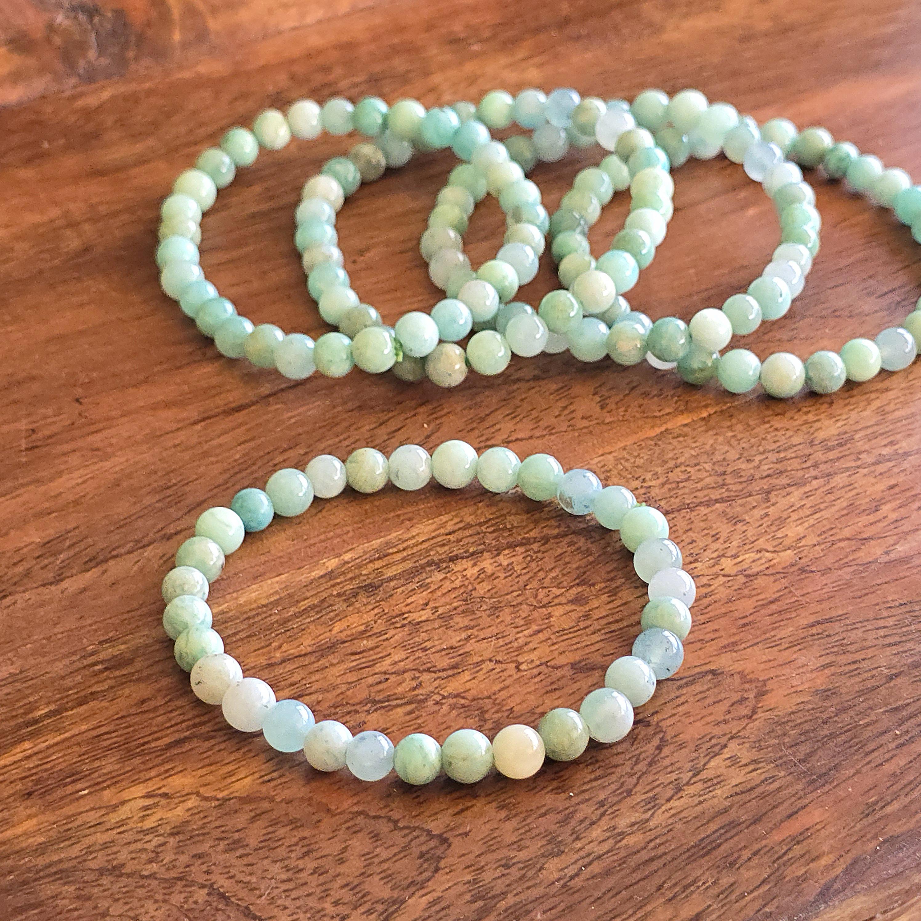 Amazonite Crystal Beaded Bracelet - #2