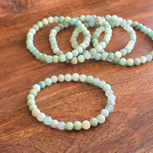 Amazonite Crystal Beaded Bracelet - #2