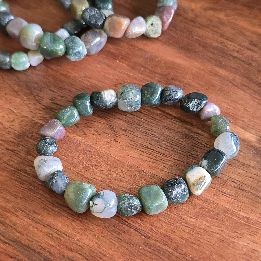Fancy Jasper Tumbled Bead Bracelet
