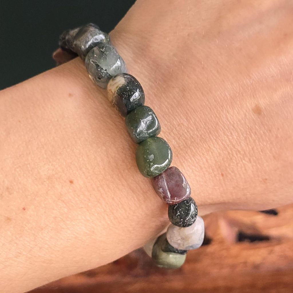 Fancy Jasper Tumbled Bead Bracelet