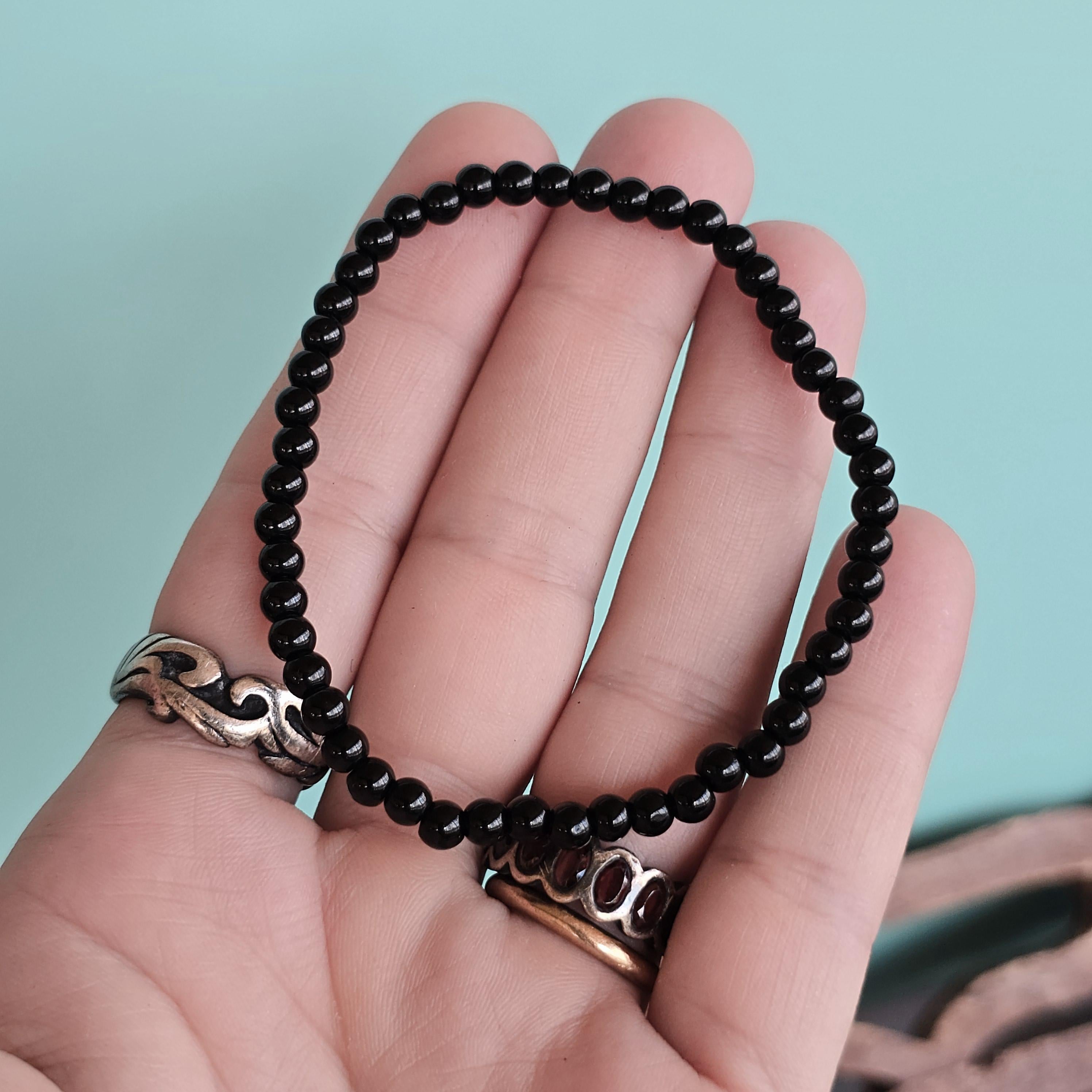 Black Onyx Crystal Bracelet