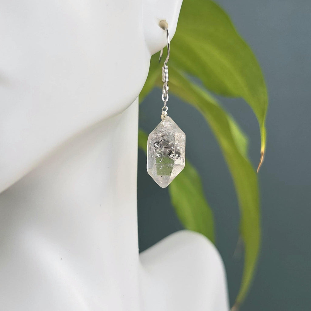 Herkimer Diamond Dangle Earrings