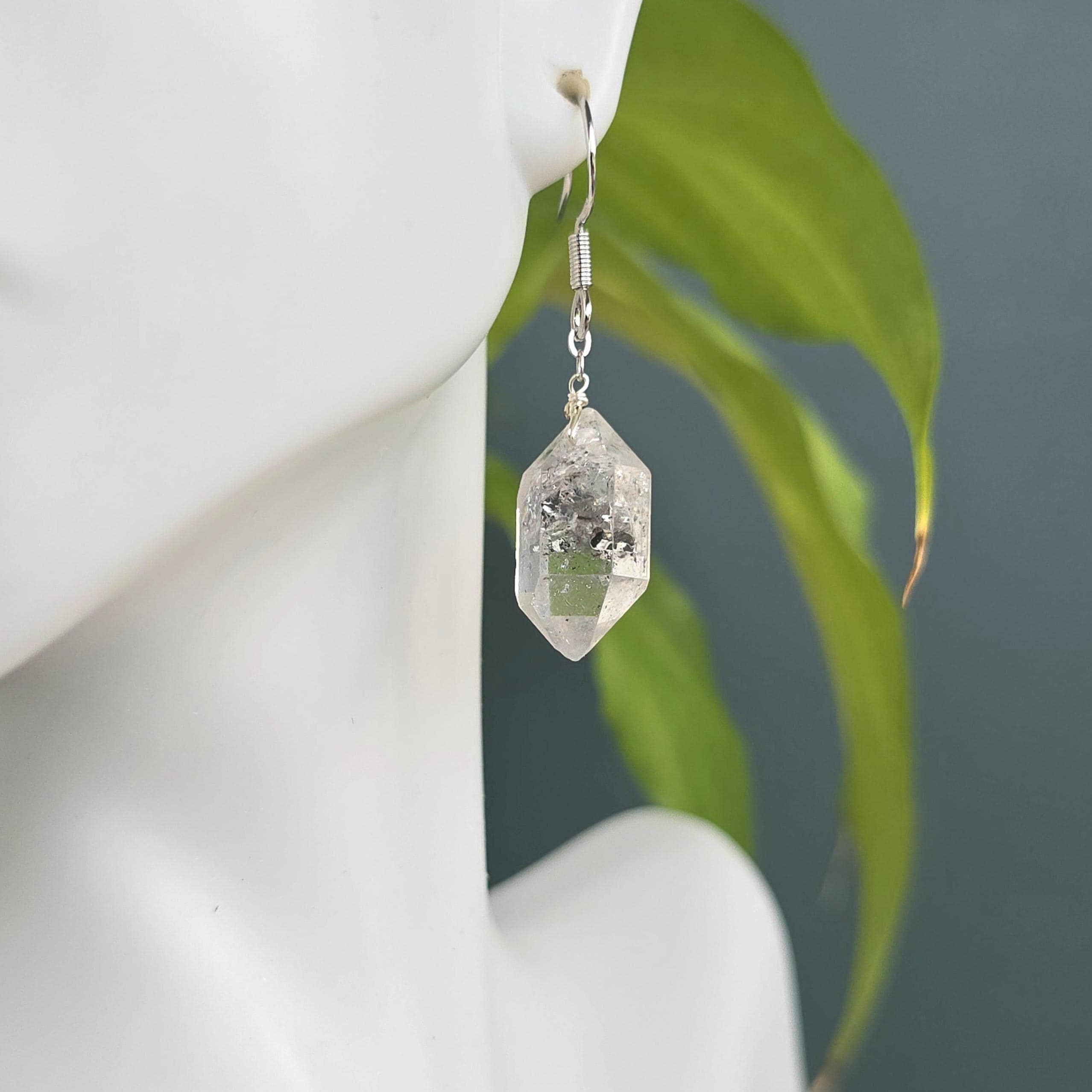 Herkimer Diamond Dangle Earrings