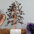 Black Tourmaline Crystal Tree with Selenite Base