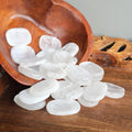 Selenite Worry Stone