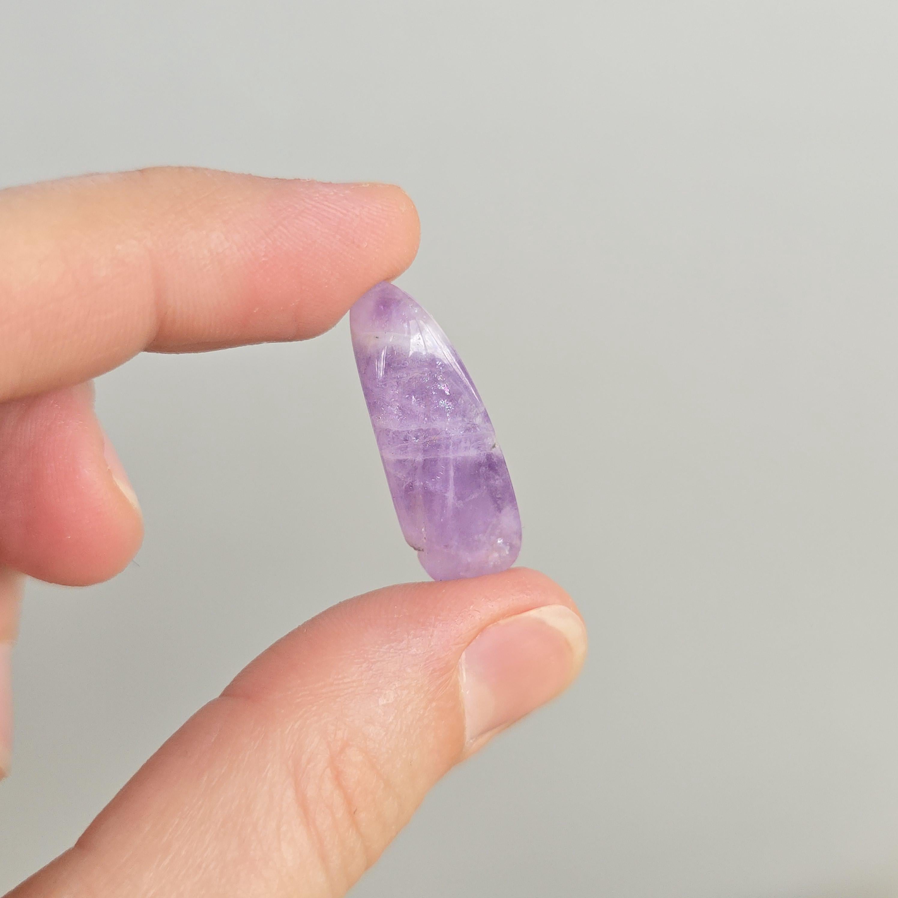 Crystal Set: Sleep & Relaxation, 7 Tumble Stones with Selenite, Jute Bag Included