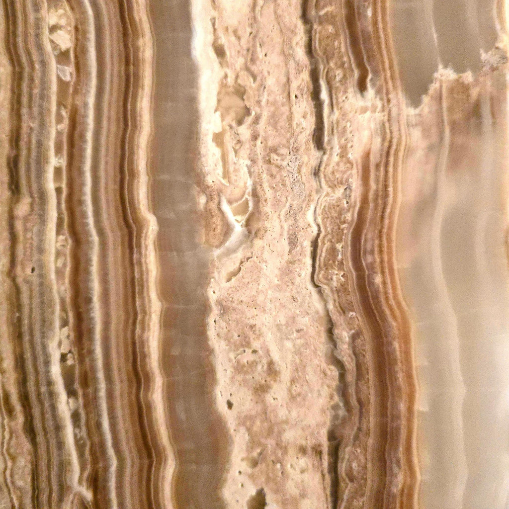 Onyx Table Lamp - 16 Inch Natural Stone Lamp from Mexico