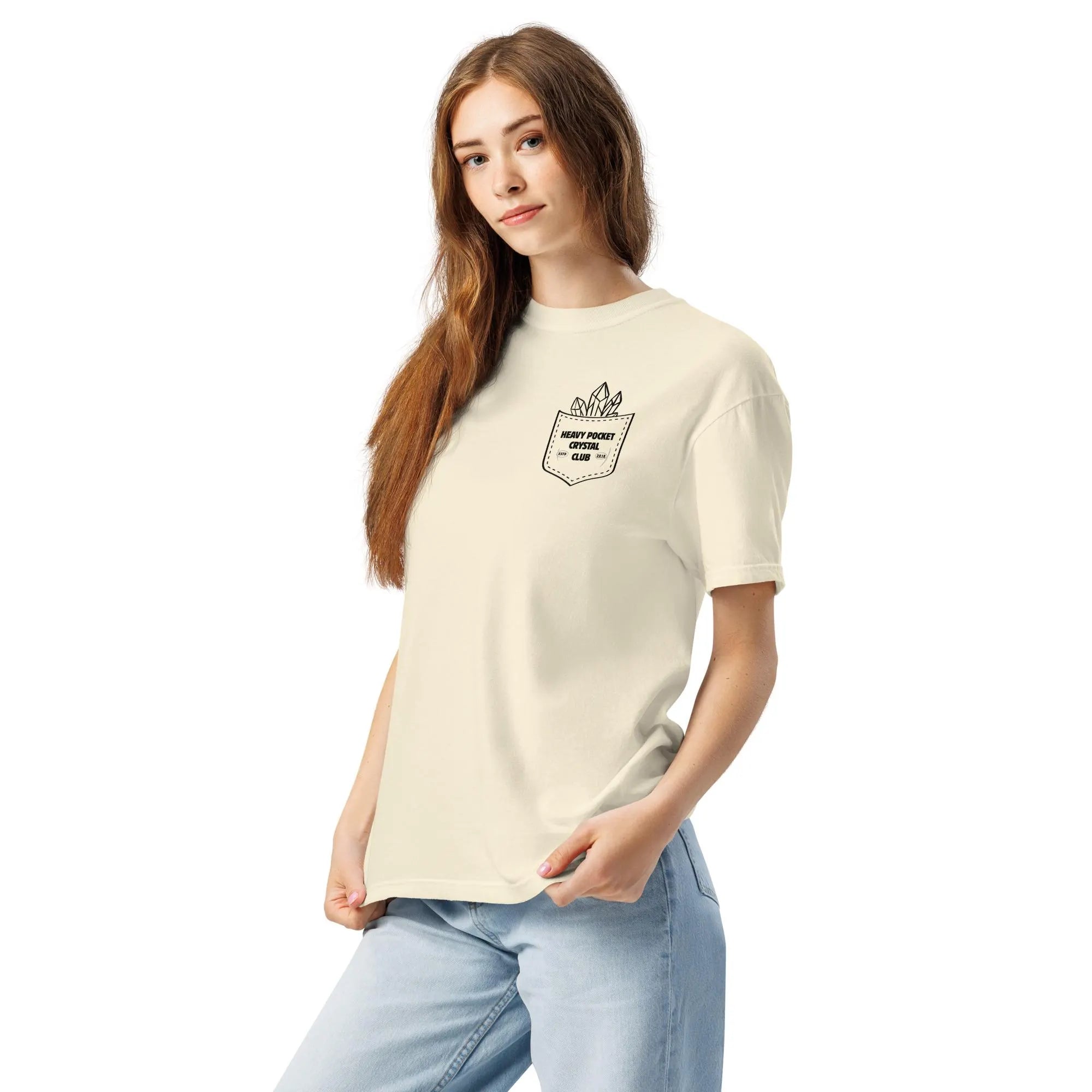 Crystal Lover T-Shirt - Amethyst Crystal - Funny Infographic Tee - Comfort Colors