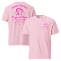 Heavy Pockets Crystal Club T-Shirt - Hot Pink - Good Vibes That Reach Globally - Retro Crystal Lover Unisex Tee