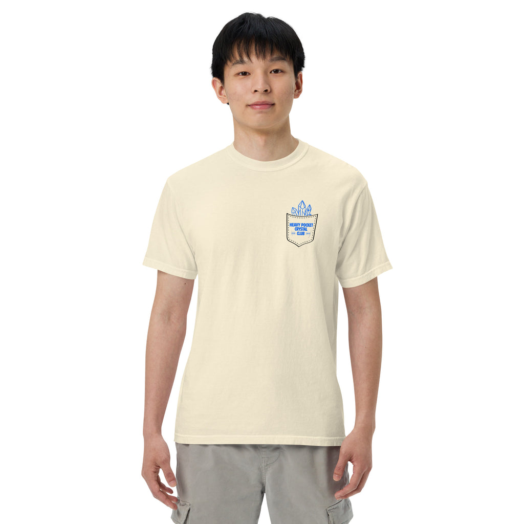 Heavy Pockets Crystal Club Comfort Colors T-Shirt - Funny Retro Crystal Lover Unisex Tee