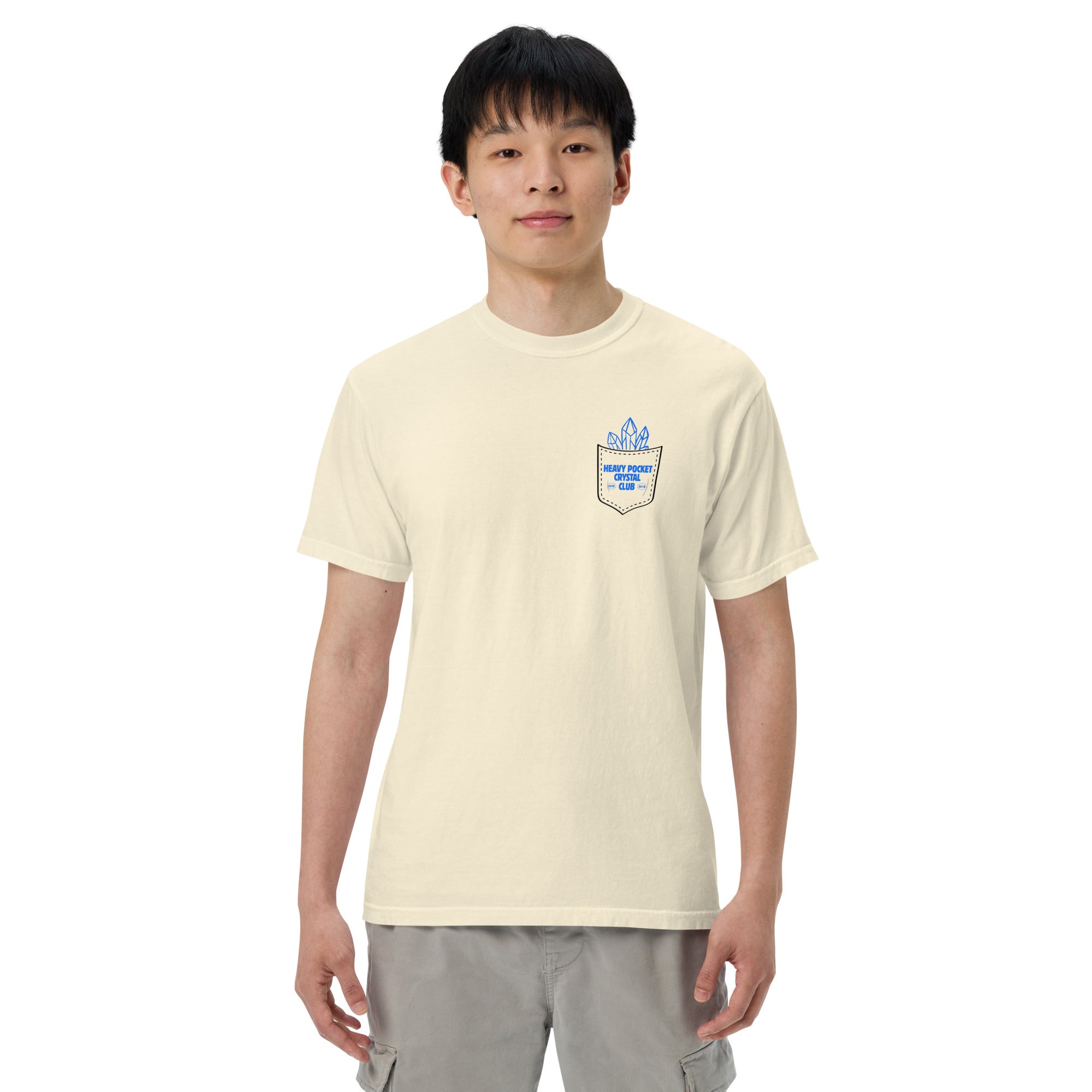 Heavy Pockets Crystal Club Comfort Colors T-Shirt - Funny Retro Crystal Lover Unisex Tee